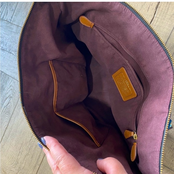 Coach Ava Tote. Classy. With a beautiful pebble leather feel! - Picture 3 of 9